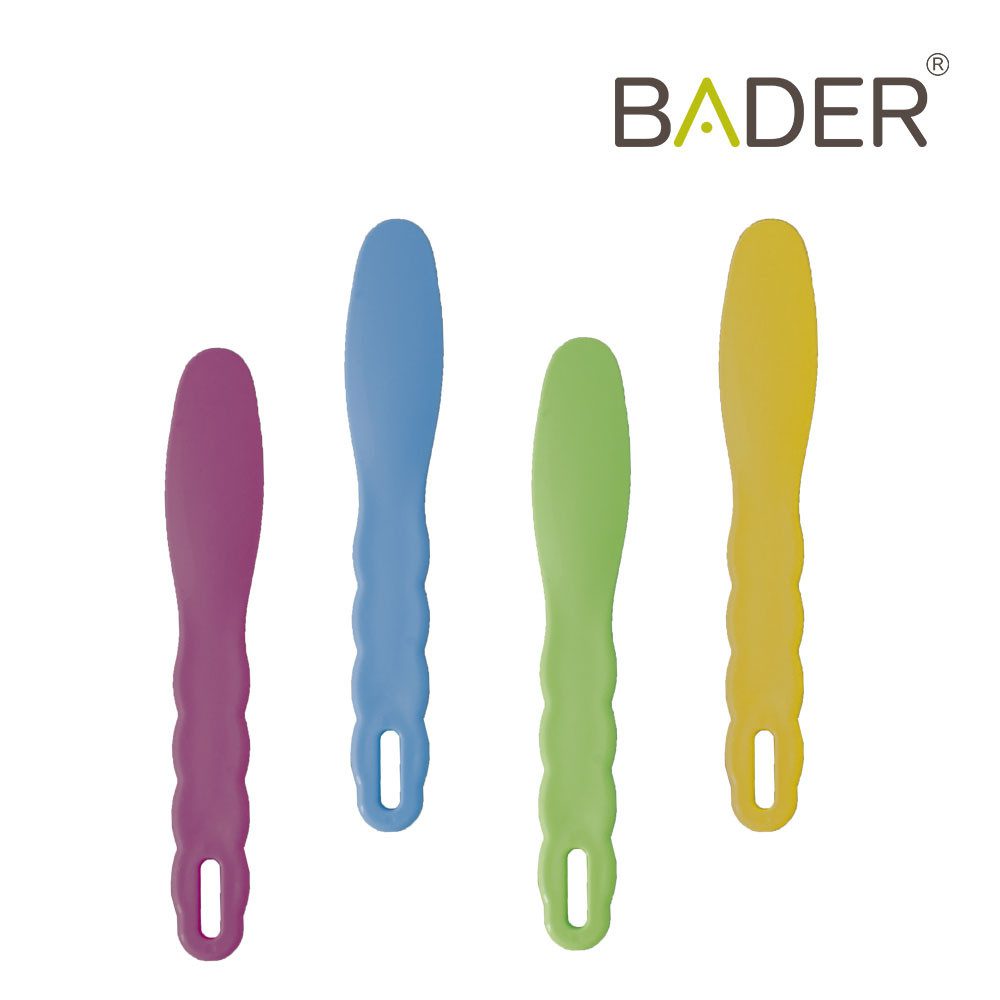 PLASTIC SPATULAS VARIOUS COLORS X6PCS