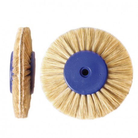 BROSSE CONVERGENTE 3+2H 80MM. POILS BLANCS DOUX X6.