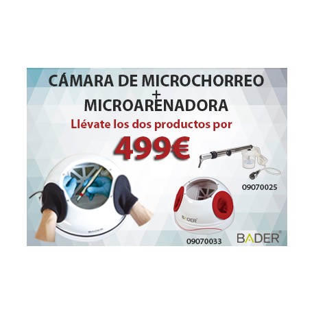 KIT CAMERA DI LAVORO + MICROSABBIATRICE