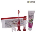 CONJUNTO DE ESCOVA DE DENTES PARA CRIANÇAS COM AMPULHETA E PASTA DE DENTES X12 PEÇAS