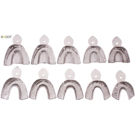 [800000] KIT COM 10 CUBAS DE IMPRESSÃO RIM LOCK PERFURADAS EM AÇO INOXIDÁVEL