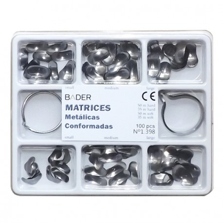 [1398] JEU DE MATRICES 100 PCS. + 2 CLAMPS