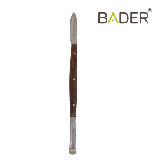 [9/006] GRANDE SPATULE À CIRE CANELÉE