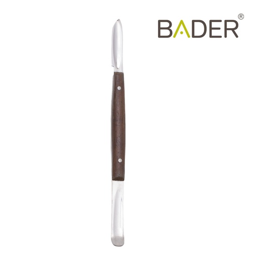 [9/006P] PETITE SPATULE À CIRE CANELÉE