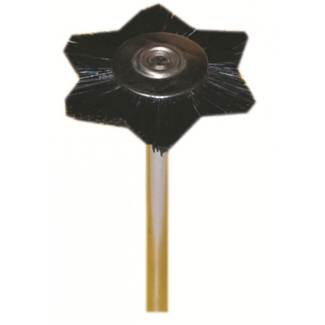 [4010] SIXSTAR BÜRSTE MIT SCHWARZEN BORSTEN 19MM. X12 STÜCK.