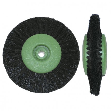 [4022]  4H KONVERGIERENDE BÜRSTE 80MM. EXTRA STARKE SCHWARZE BORSTEN X24 STÜCK
