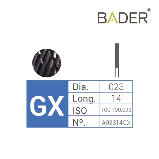 [A02314GX] WOLFRAMCARBID FRÄSE ISO.500.104.109.190.023