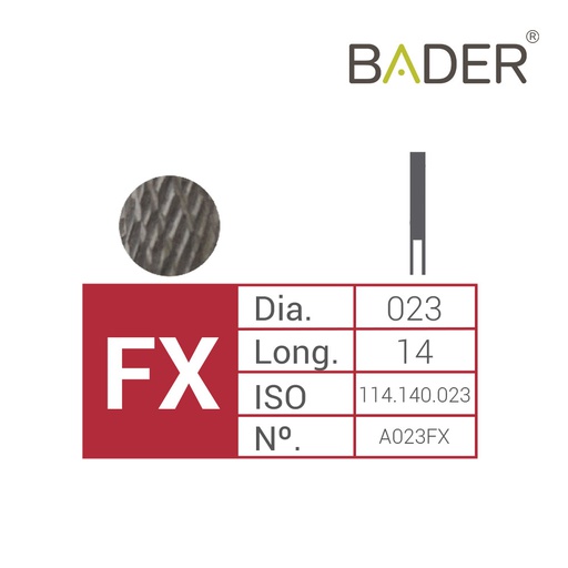[A023FX] WOLFRAMCARBID FRÄSE ISO.500.104.114.140.023