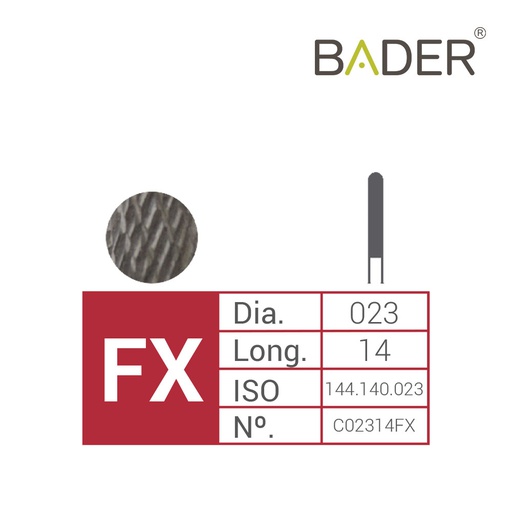 [C02314FX] FRAISE EN CARBURE DE TUNGSTÈNE ISO.500.104.144.140.023