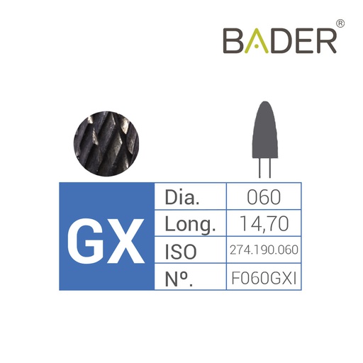 [F060GXI] WOLFRAMCARBID FRÄSE ISO.500.104.274.190.060 