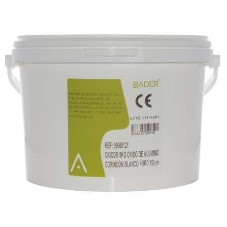 [09060121] OXICOR 150µm 8KG ALUMINIUMOXID/WEISSER KORUND