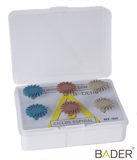 [1025] KIT DI LUCIDATURA PER CICLI A SPIRALE IN COMPOSITO X6 PZ.