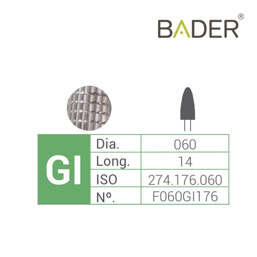 [F060GI176] WOLFRAMCARBID FRÄSE ISO.500.104.274.176.060
