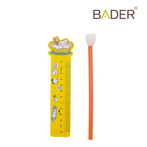 [0905062] CONJUNTO LÁPIS COM BORRACHA MOLAR E RÉGUA X 20 CAIXAS